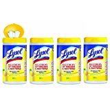 Lysol Disinfecting Wipes, Lemon & Lime Blossom, 320ct (4X80ct)