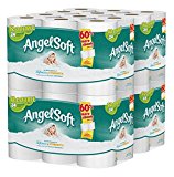 Angel Soft Toilet Paper, Bath Tissue, 48 Double Rolls (4 Packs of 12 Rolls)