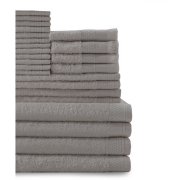 Baltic Linen 24-Piece Cotton Bath Towel Set