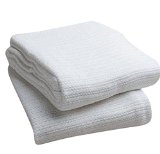 Hospital Thermal Blanket White, 66x90 in.