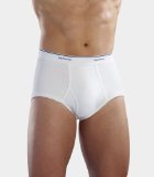 Fruit of the Loom Men's Basic Brief, 7-Pack, White, Large