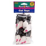 Penn Plax Purr-Pet Bag of Mice Pet Toy