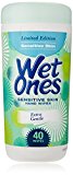 Playtex Wet Ones Sensitive Skin Hands Wipes, 40 Count Canister (pack Of 6), 240 Count