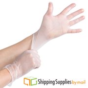 Powder Free Clear Vinyl Disposable Gloves, 4.5 Mil Medium 100 Count