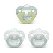 NUK Orthodontic Pacifier Value Pack, Boy, 0-6 Months, 3-Pack