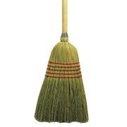 55 in. Corn Fiber Bristle Parlor Broom - Natural