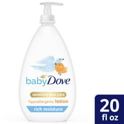 Baby Dove Sensitive Skin Care Body Lotion with Rich Moisture, 20 fl oz