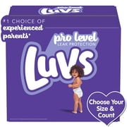 Luvs Pro Level Leak Protection Diapers, Size 6, 104 Count