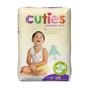 CutiesÂ® Complete Care Diaper, Size 5, 25 per Package
