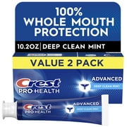Crest Pro-Health Advanced Deep Clean Mint Toothpaste, 5.1 oz, 2 Count