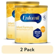 (2 pack) Enfamil Powder Baby Formula with Iron, 12.5 oz Can