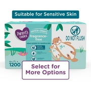 Parents Choice Fragrance-Free Baby Wipes, 1200 Count (Select for More Options)