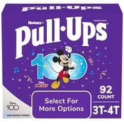 Pull-Ups Boys' Potty Training Pants, 3T-4T, 92 Count (Select for More Options)