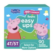 Pampers Easy Ups Peppa Pig Potty Training Pants, Size 6, Count 90