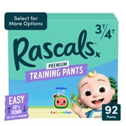 Rascals Premium CoComelon Absorbent Potty Training Pants 3T-4T, 92 Count (Select for More Options)