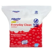 Equate Baby Everyday Clean Wipes, Fragrance Free, 240 Wipes, Compare to Huggies WipesÂ®