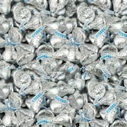 Hershey's Kisses, Milk Chocolate Candy in Silver Foil - Bulk Bag - 4 Pound